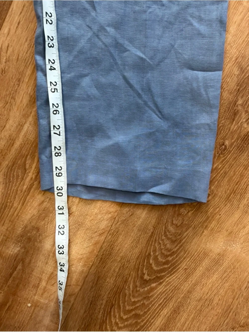 Lauren Ralph Lauren 100% Linen Pants Trousers Men's 38x30 Blue Classic Slack